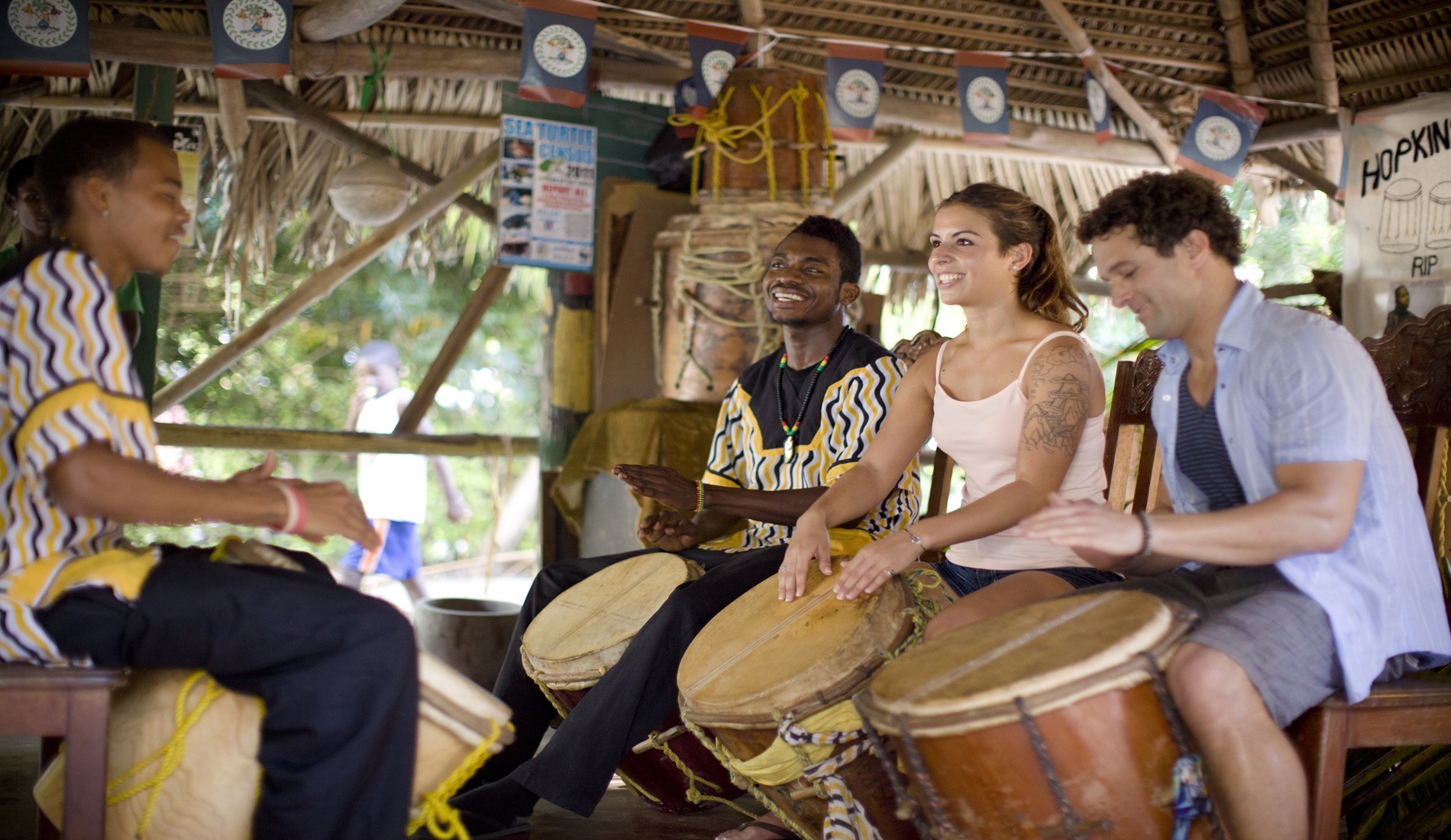 Belize Hopkins Lebeha Drummers