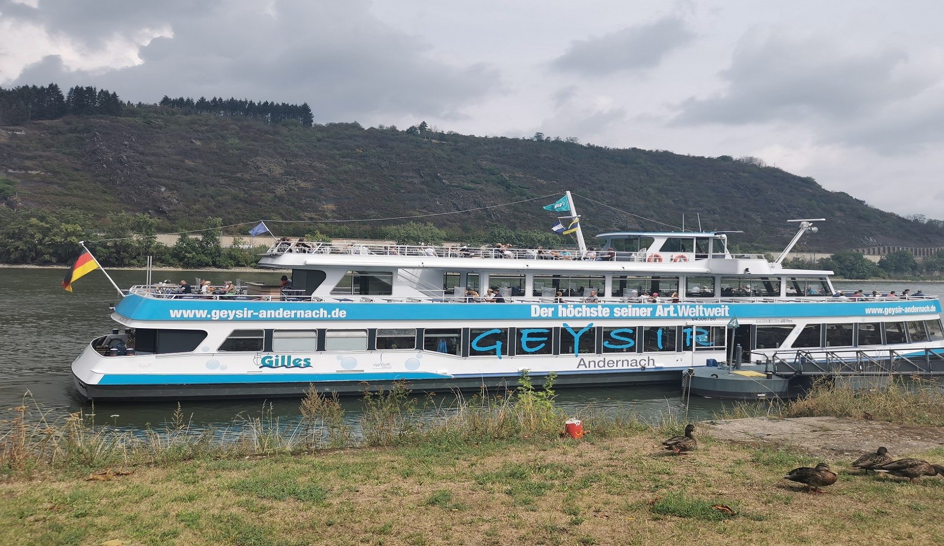 Geiser boot duitsland reizen