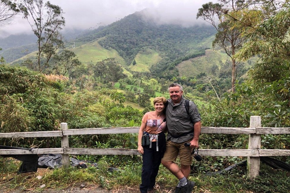 Irma en Hans Valle de Cocora