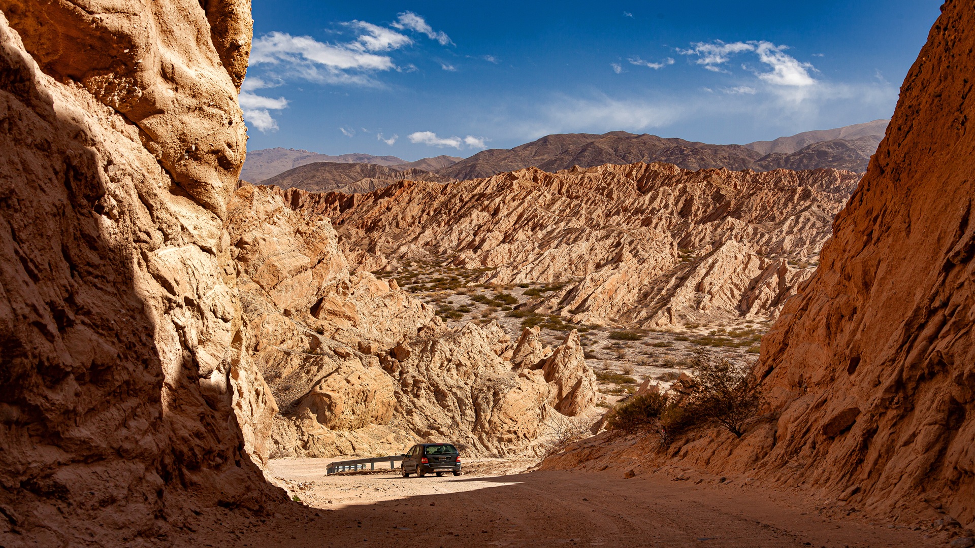 Quebrada de las Flechas selfdrive Argentinië