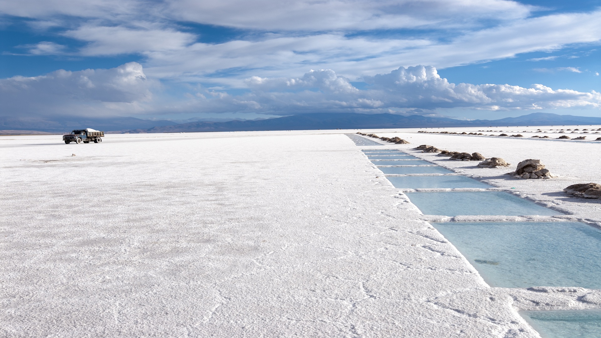 Salt Lakes Salinas Grandes Argentinë