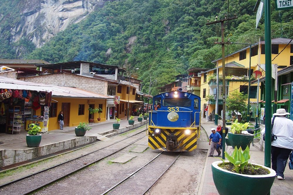 Aguas Calientes trein peru