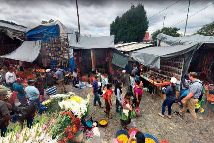 Authentiek Guatemala Chichicastenango Authentiek Guatemala Chichicastenango