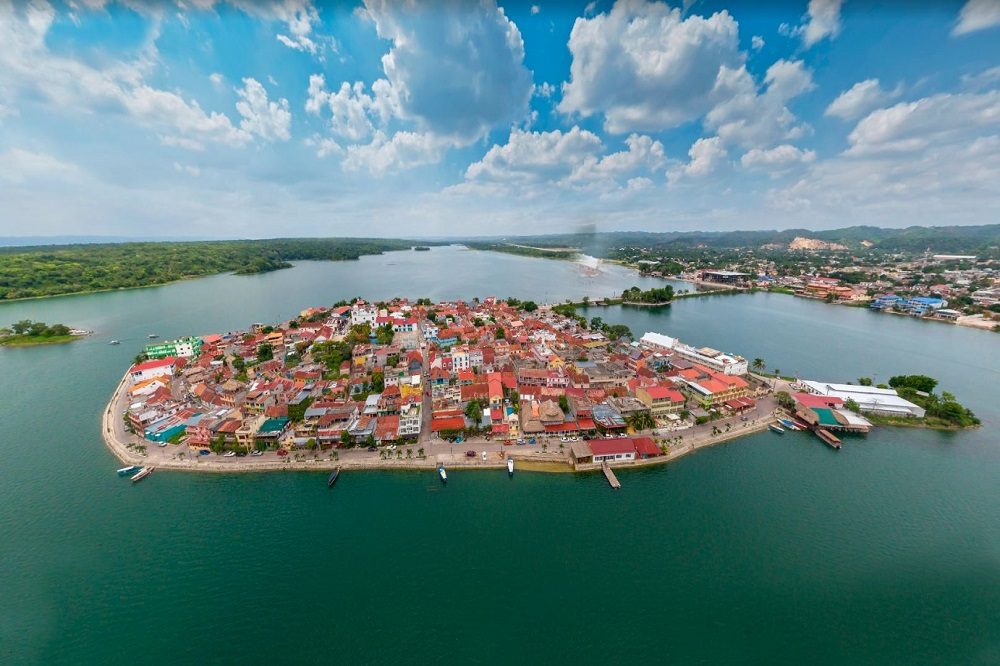 Authentiek Guatemala Flores eiland Authentiek Guatemala Flores eiland