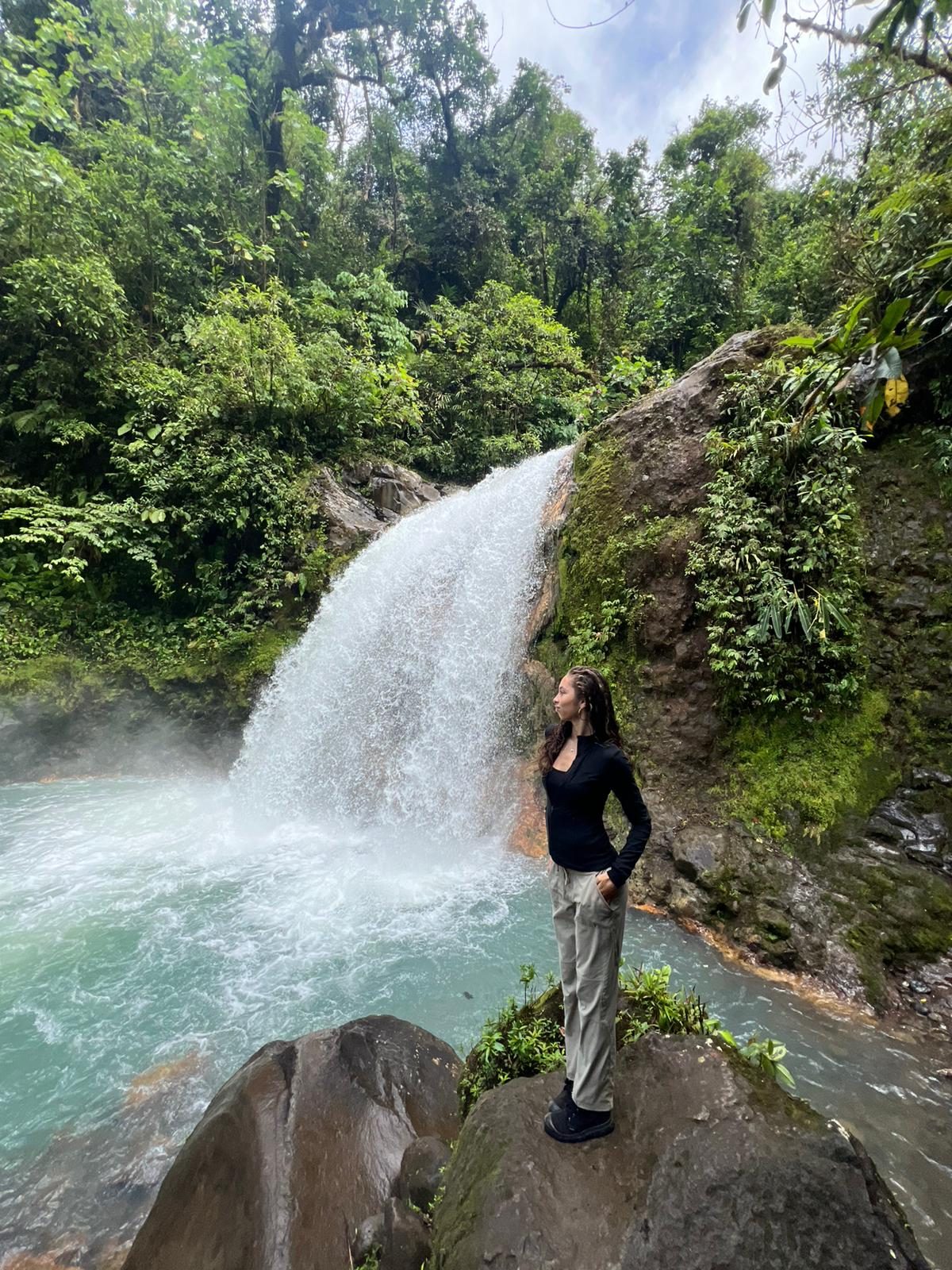 Bajos del Toro Blue Falls Celestial waterfall Bajos del Toro Blue Falls Celestial waterfall