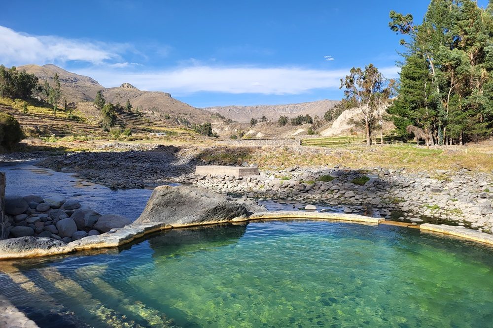 Colca canyon luxe reis peru warmwaterbad