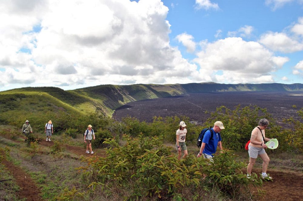 Isabela Sierra Negra Volcano hike eilandhoppen galapagos eilanden