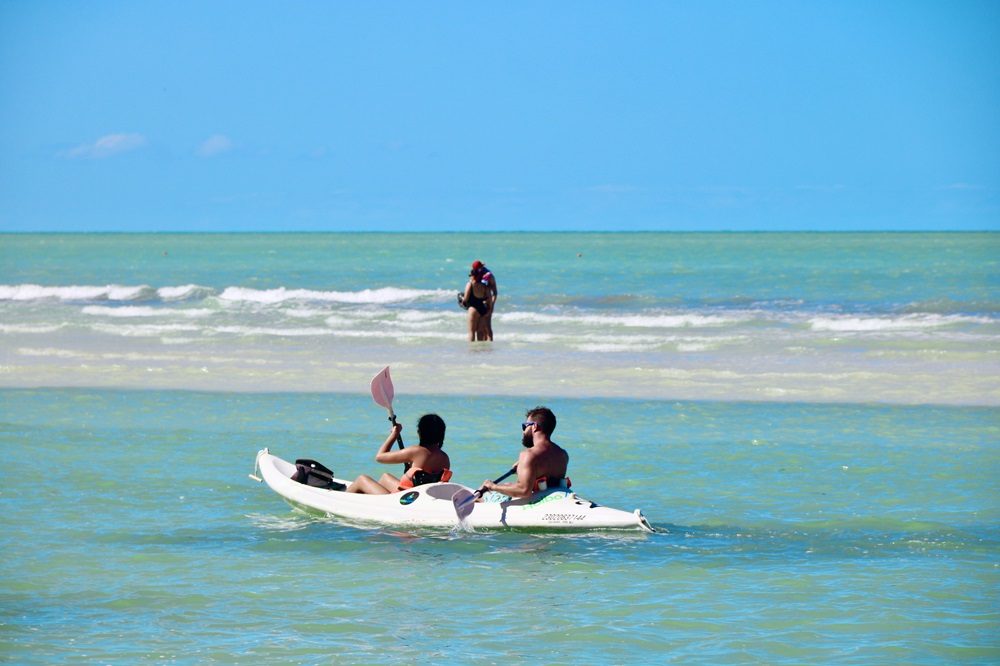 Isla Holbox kajakken luxe reis Mexico Isla Holbox kajakken luxe reis Mexico