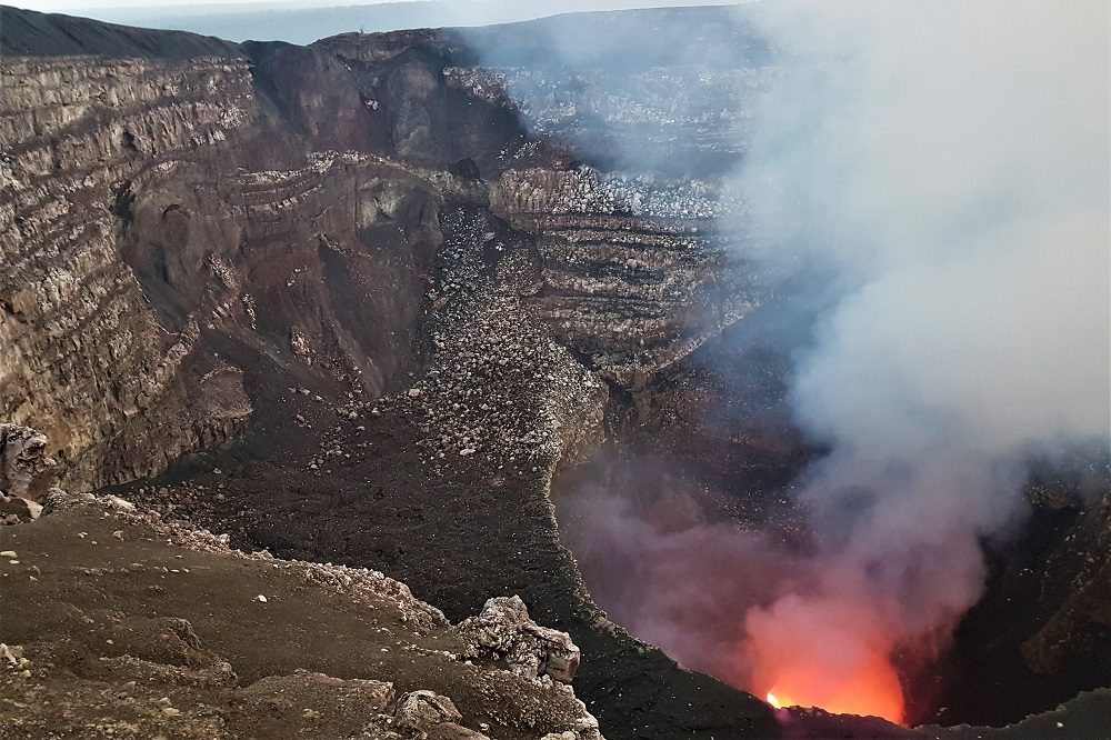 Masaya vulkaankrater Masaya vulkaankrater