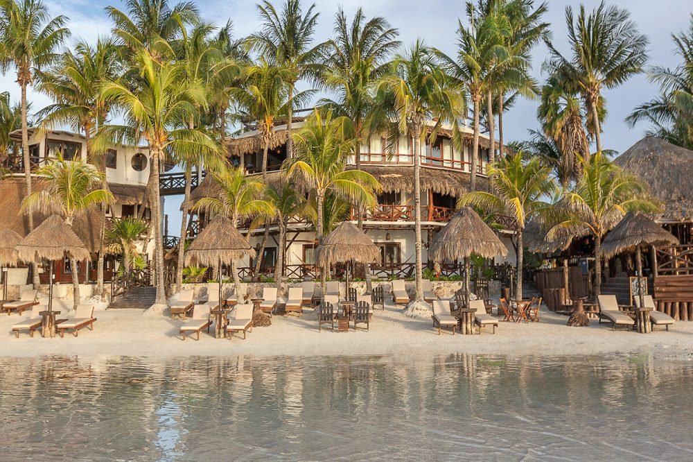 Palapa Isla Holbox luxe reis Mexico
