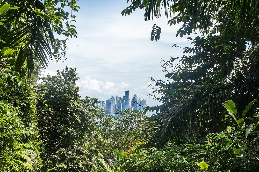 Panama Stad uitzicht