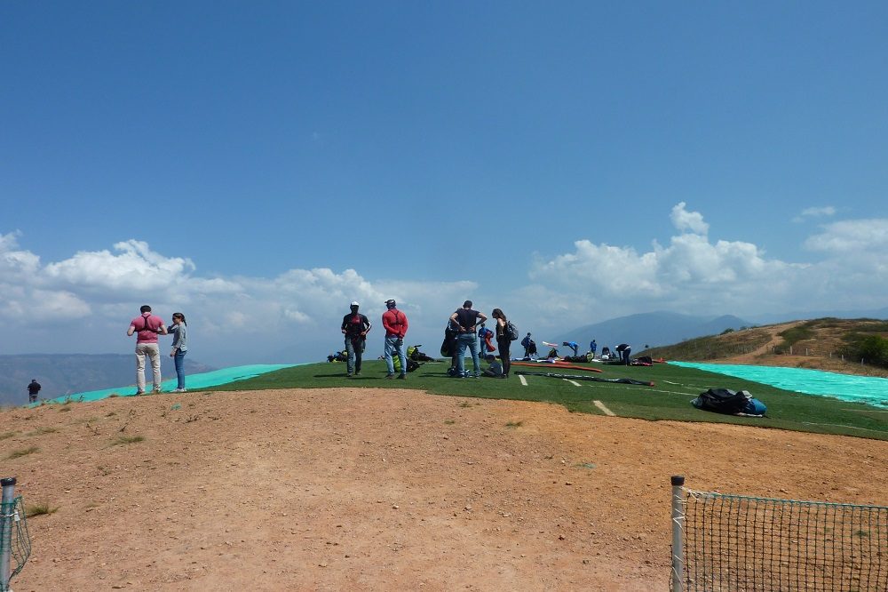 Paragliden Chichamocha canyon