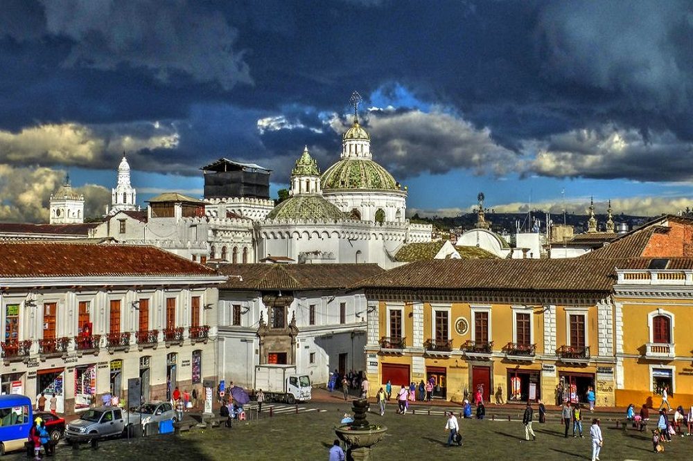 Quito La Compañia Church Domes
