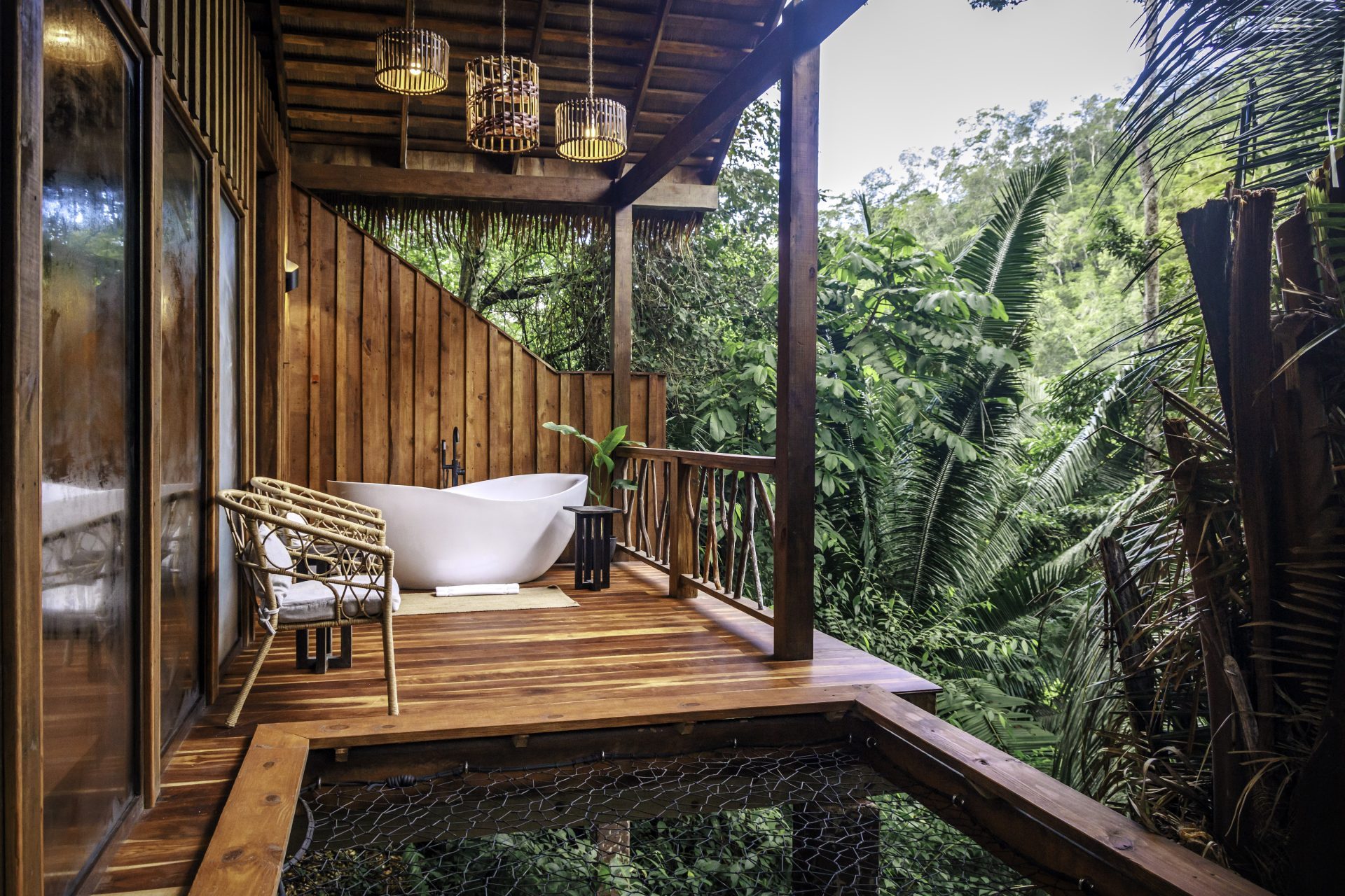 Macal Rivier room view - Luxe reis Belize