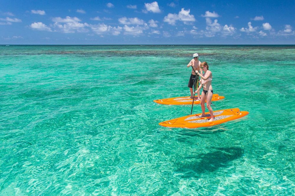 Sup boarden corn islands
