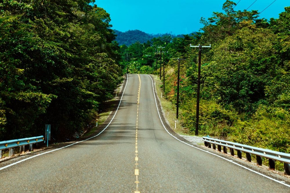 belize autorijden weg