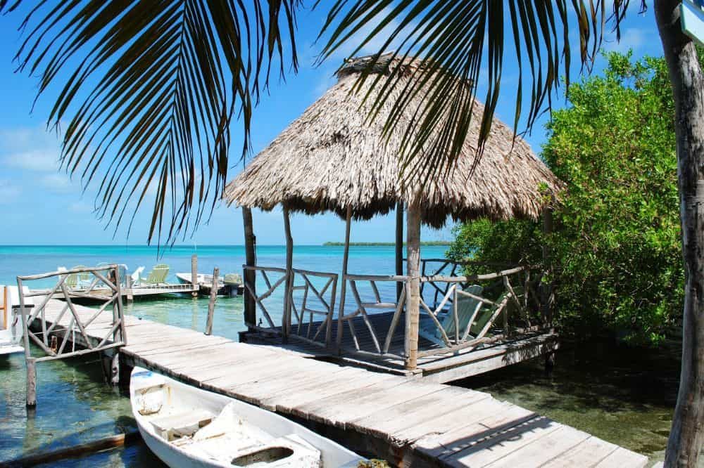 belize reizen caye caulker strand