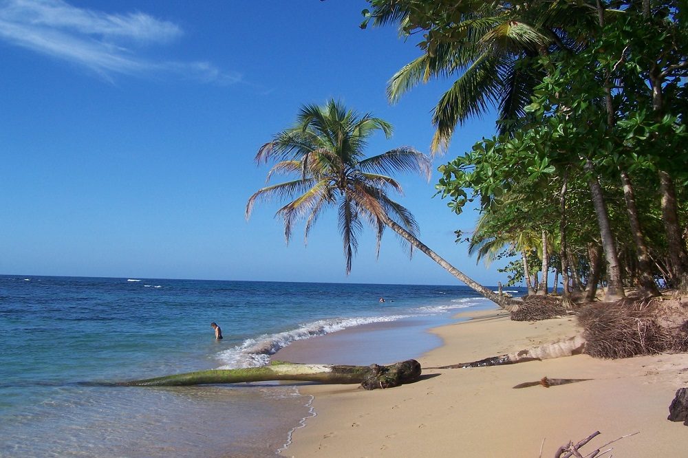 caribische kust strand