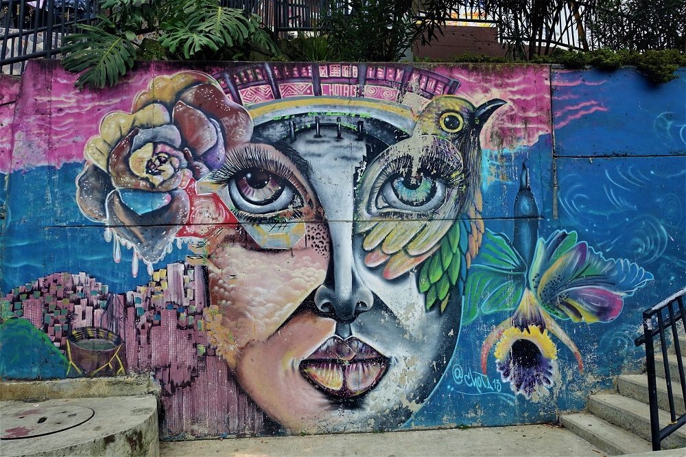 comuna 13 muurschildering