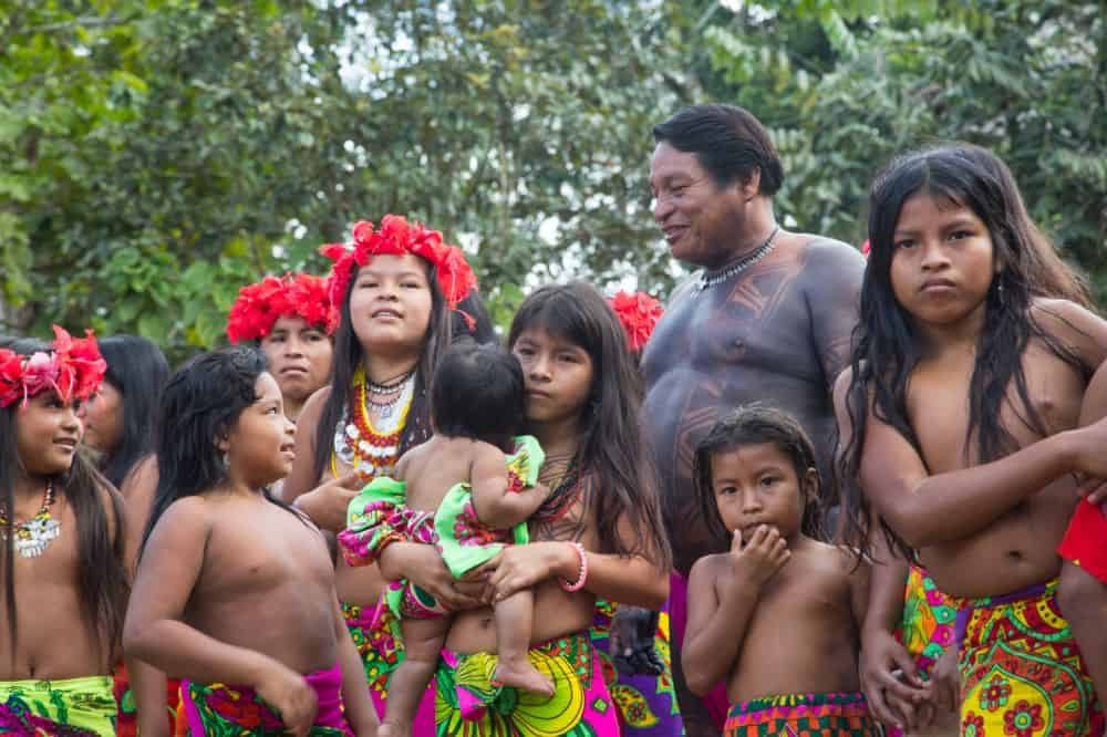 panama lustrumreis embera indianen