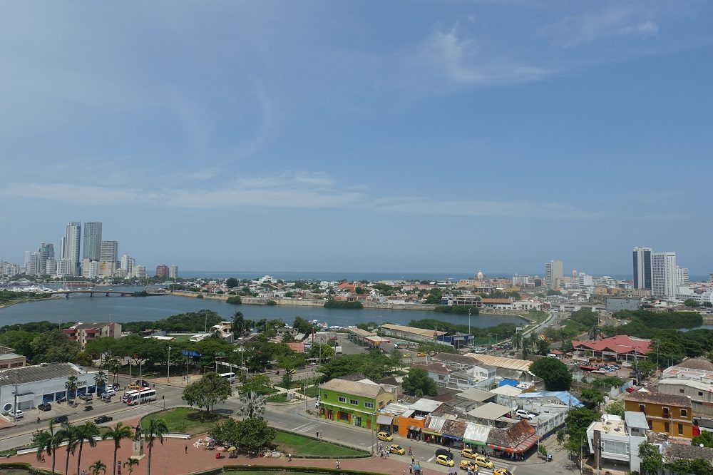 uitzicht castillo de san felipe cartagena colombia