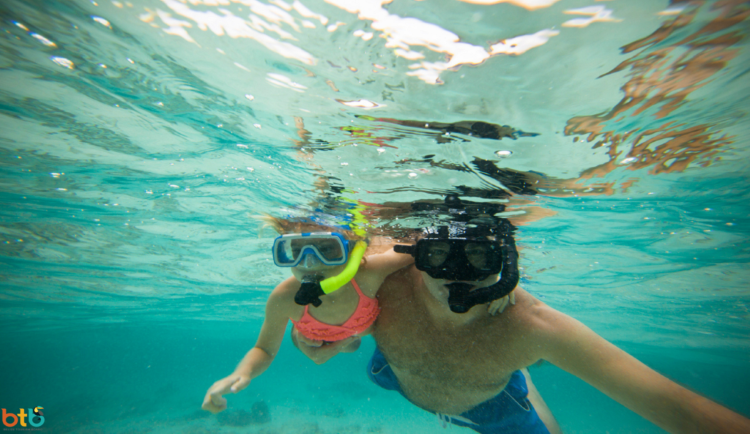 familiereis belize snorkelen