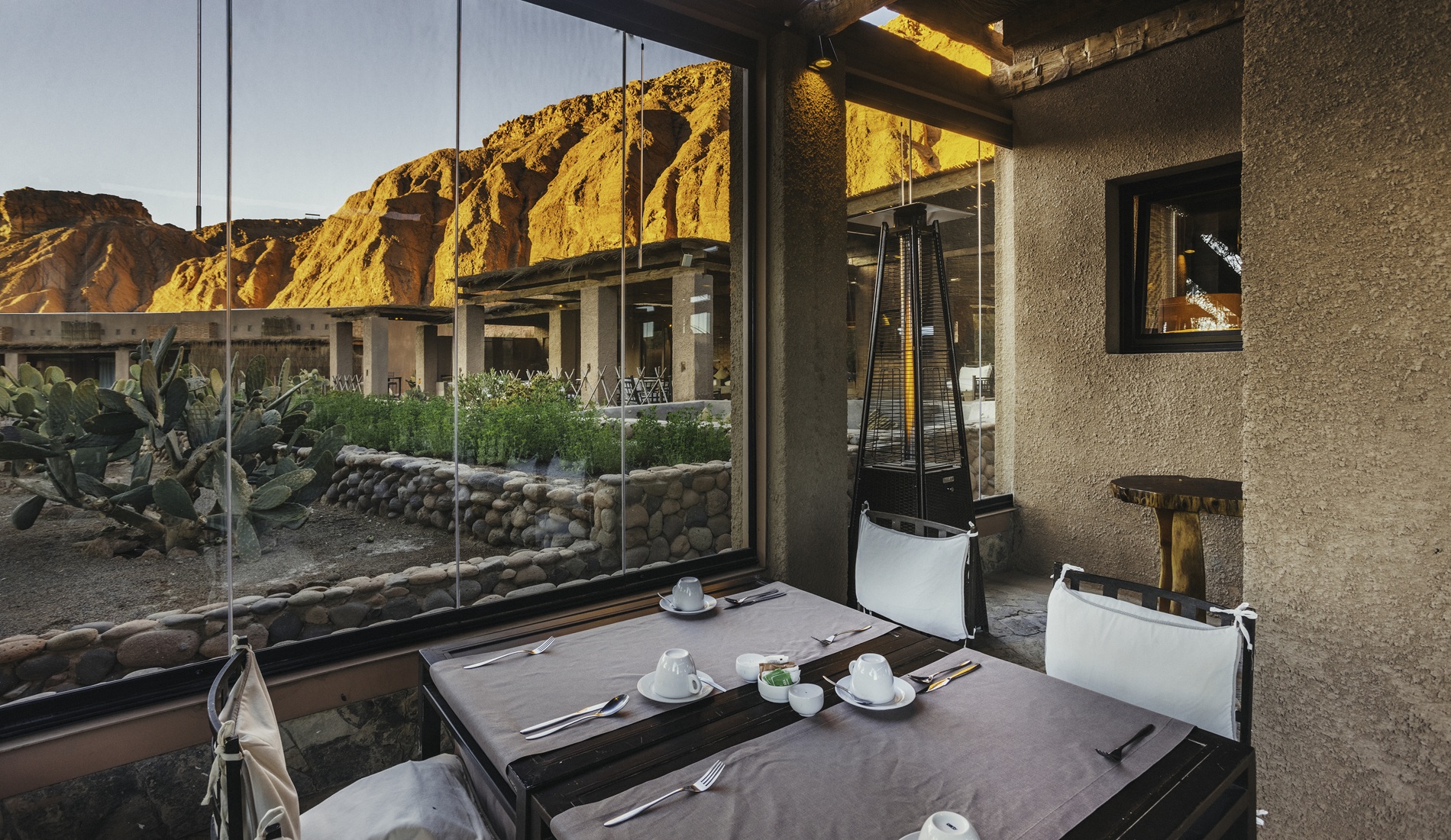 luxe reis Chili Atacama restaurant