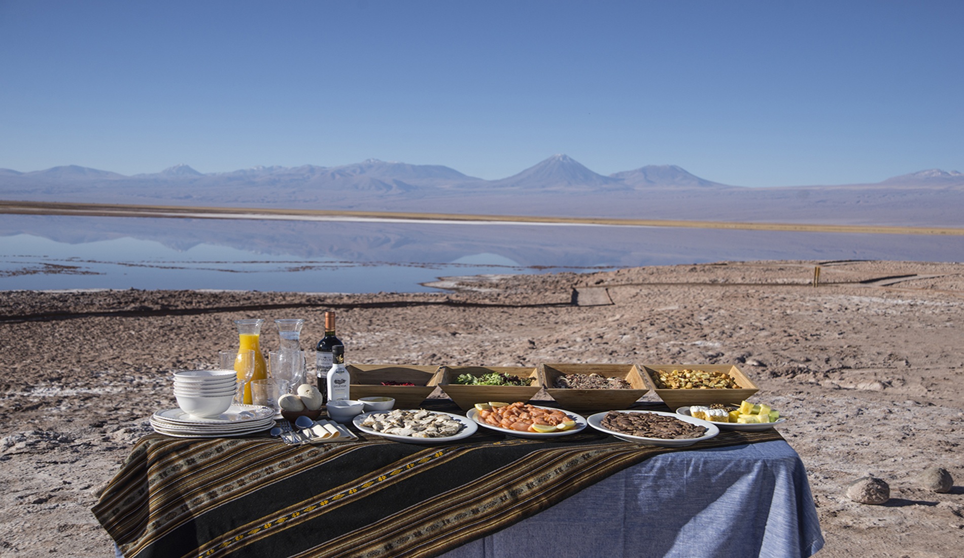 luxe reis Chili unieke lunch