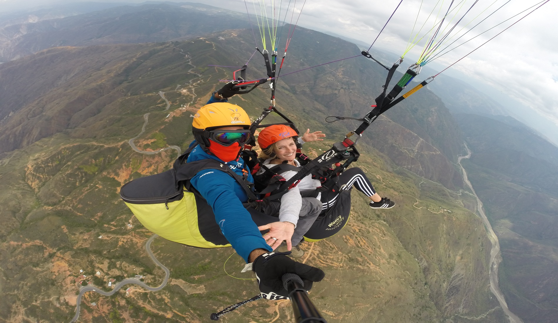 paragliden colombia hoogtepunten