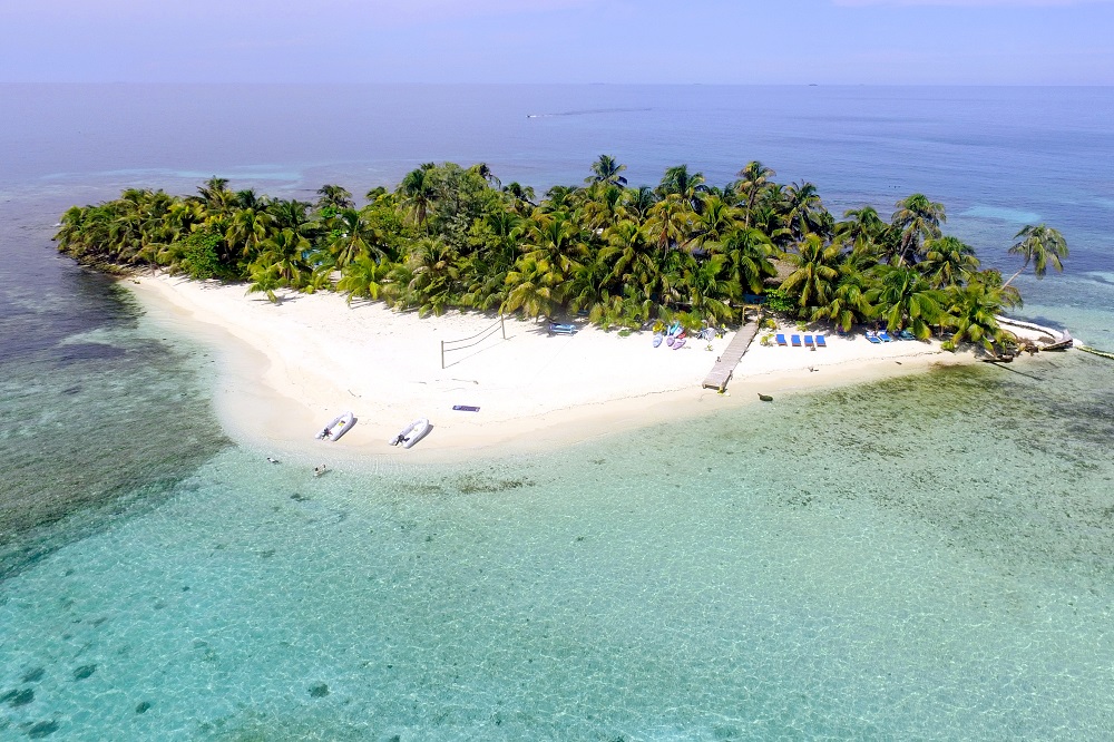 rondreis belize ranguana caye eiland