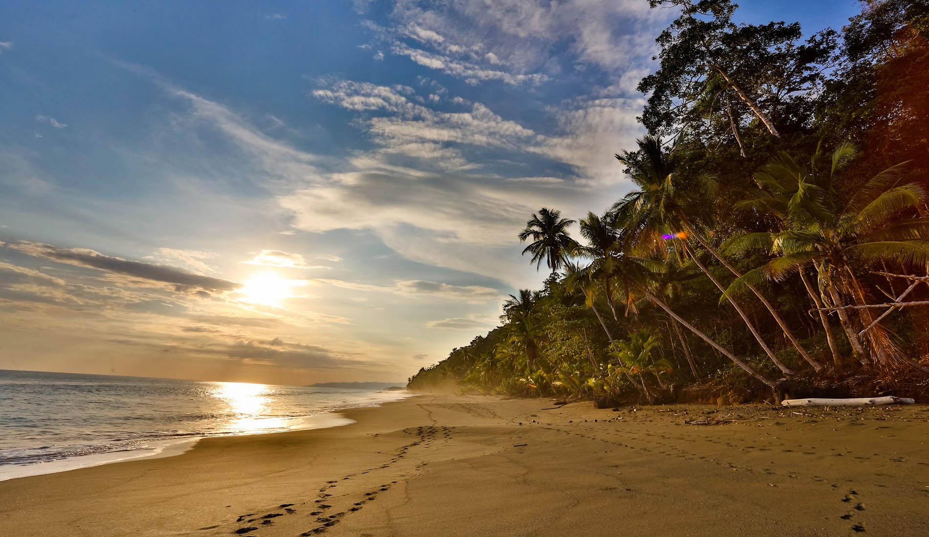 tropisch strand huwelijksreis costa rica