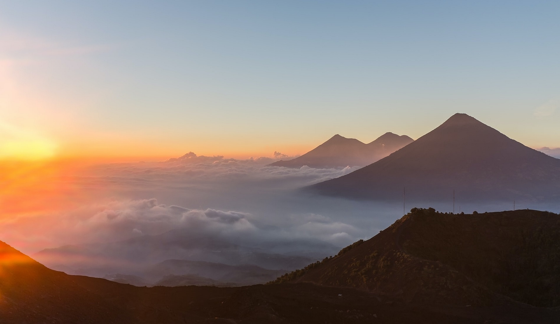 vulkanen Guatemala