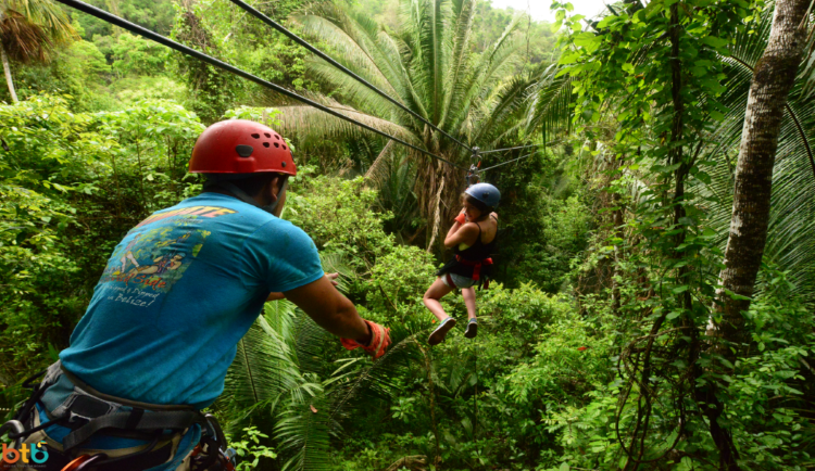 zipline familiereis belize